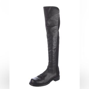 Stuart Weitzman Black Leather Boots Size 9